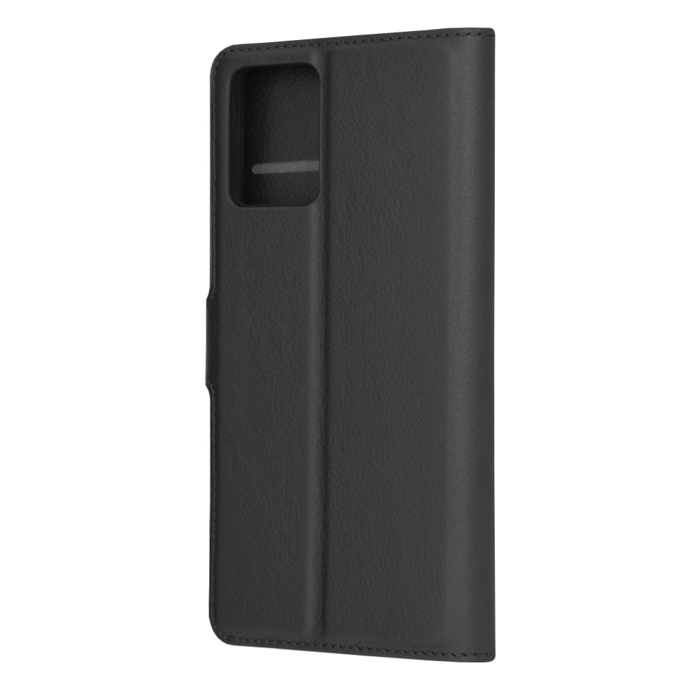 Ovitek za Motorola Moto G54, Techsuit, Leather Folio, Črna