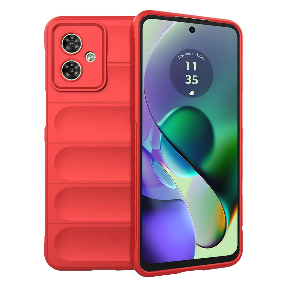 Ovitek za Motorola Moto G54, Techsuit, Magic Shield, Rdeča