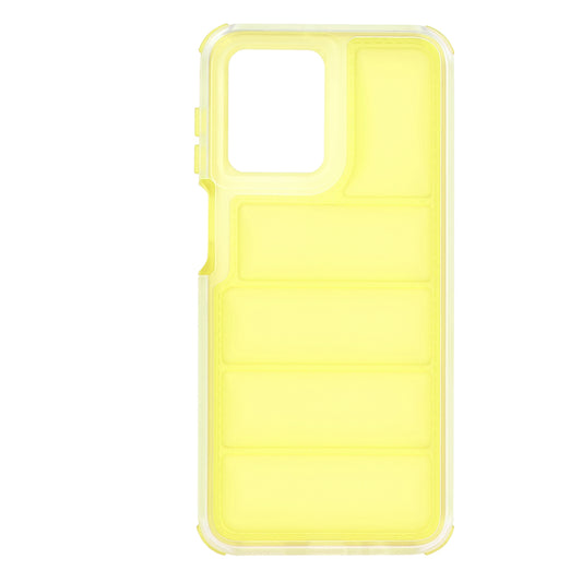 Ovitek za Motorola Moto G54, Techsuit, Wave Shield, rumen