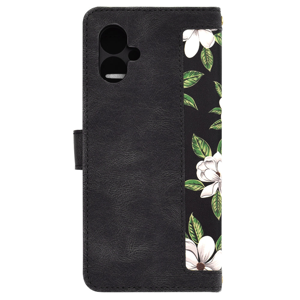 Ovitek za Motorola Moto G55, Techsuit, FlipCraft, Črn