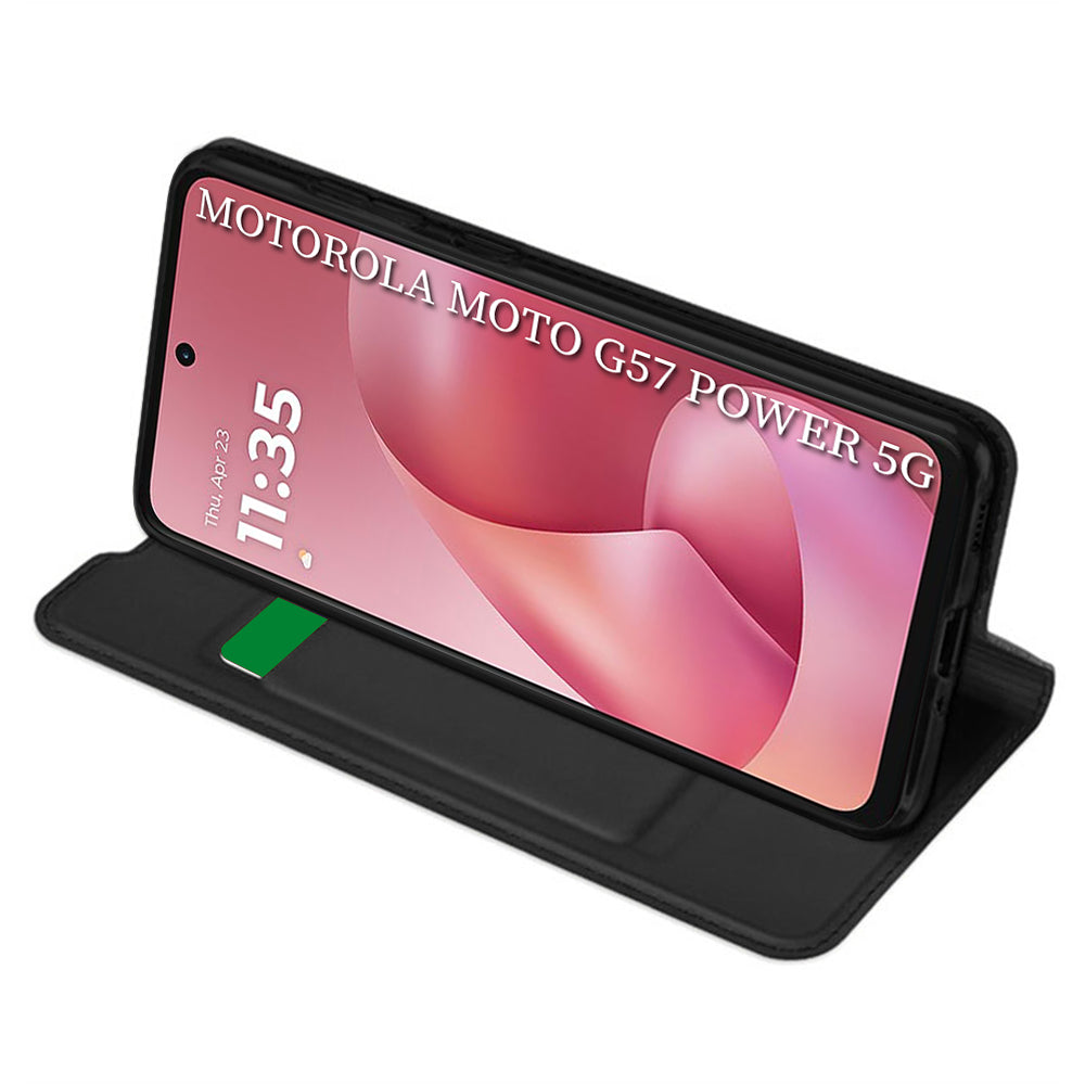 Ovitek za Motorola Moto G67 Power / G57 Power, Techsuit, Magskin Book, črn