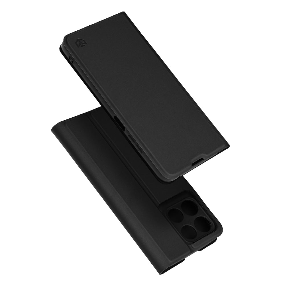 Ovitek za Motorola Moto G67 Power / G57 Power, Techsuit, Magskin Book, črn