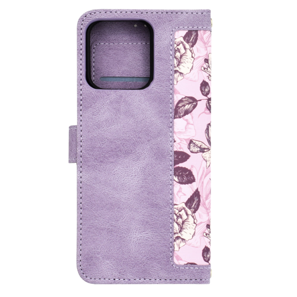 Ovitek za Motorola Moto G75, Techsuit, FlipCraft, Vijoličen