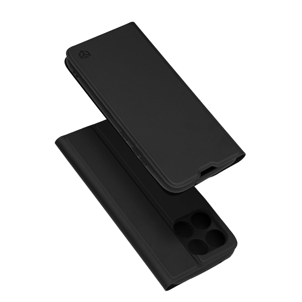 Ovitek za Motorola Moto G77 / G67, Techsuit, Magskin Book, črn