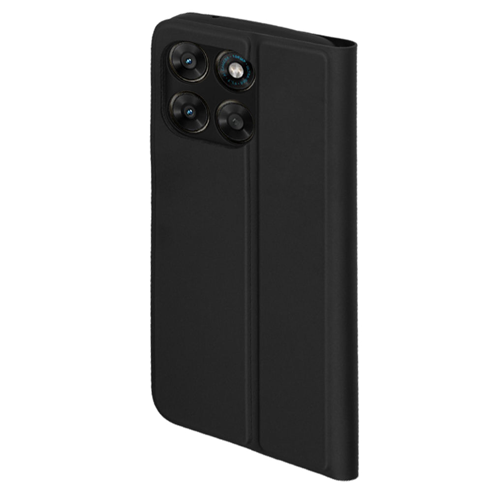 Ovitek za Motorola Moto G77 / G67, Techsuit, Magskin Book, črn