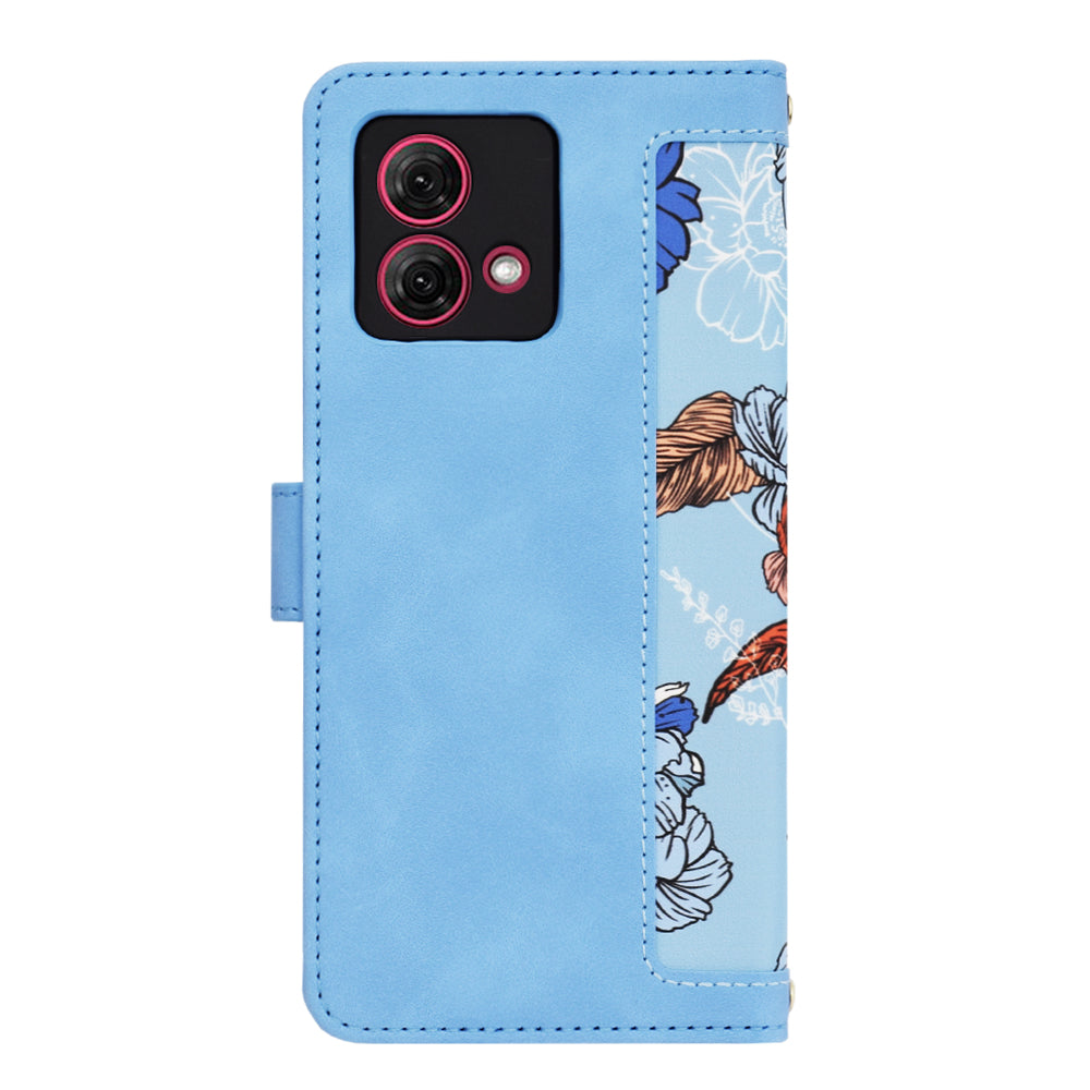 Ovitek za Motorola Moto G84, Techsuit, FlipCraft, Modra