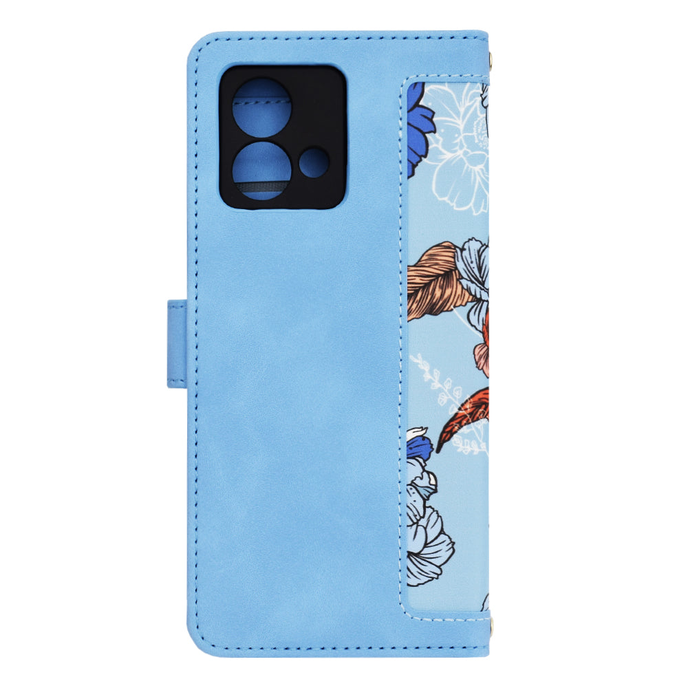 Ovitek za Motorola Moto G84, Techsuit, FlipCraft, Modra