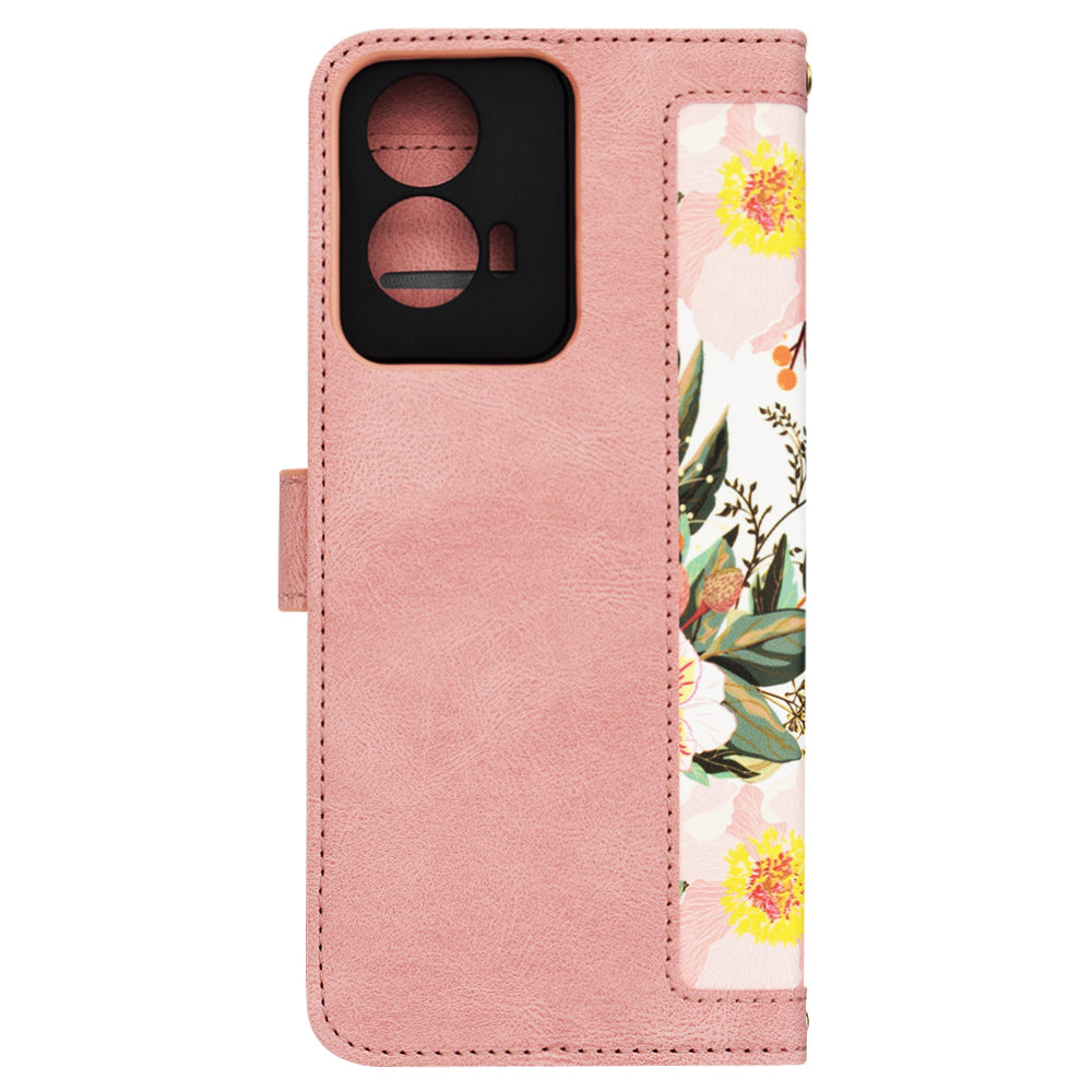 Ovitek za Motorola Moto G85, Techsuit, FlipCraft, Roza