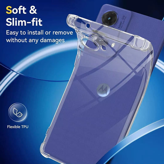 Ovitek za Motorola Moto G85, Techsuit, Proti udarcem Prozoren