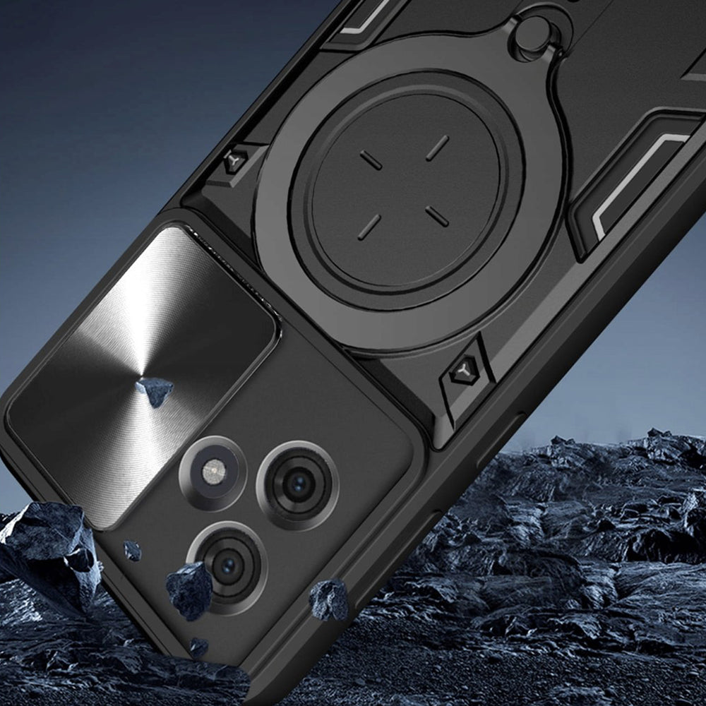 Ovitek za Motorola Moto G86 Power, Techsuit, CamGuard Pro, Črn