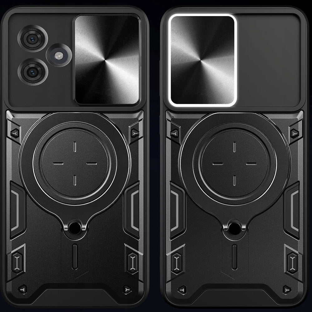 Ovitek za Motorola Moto G86 Power, Techsuit, CamGuard Pro, Črn