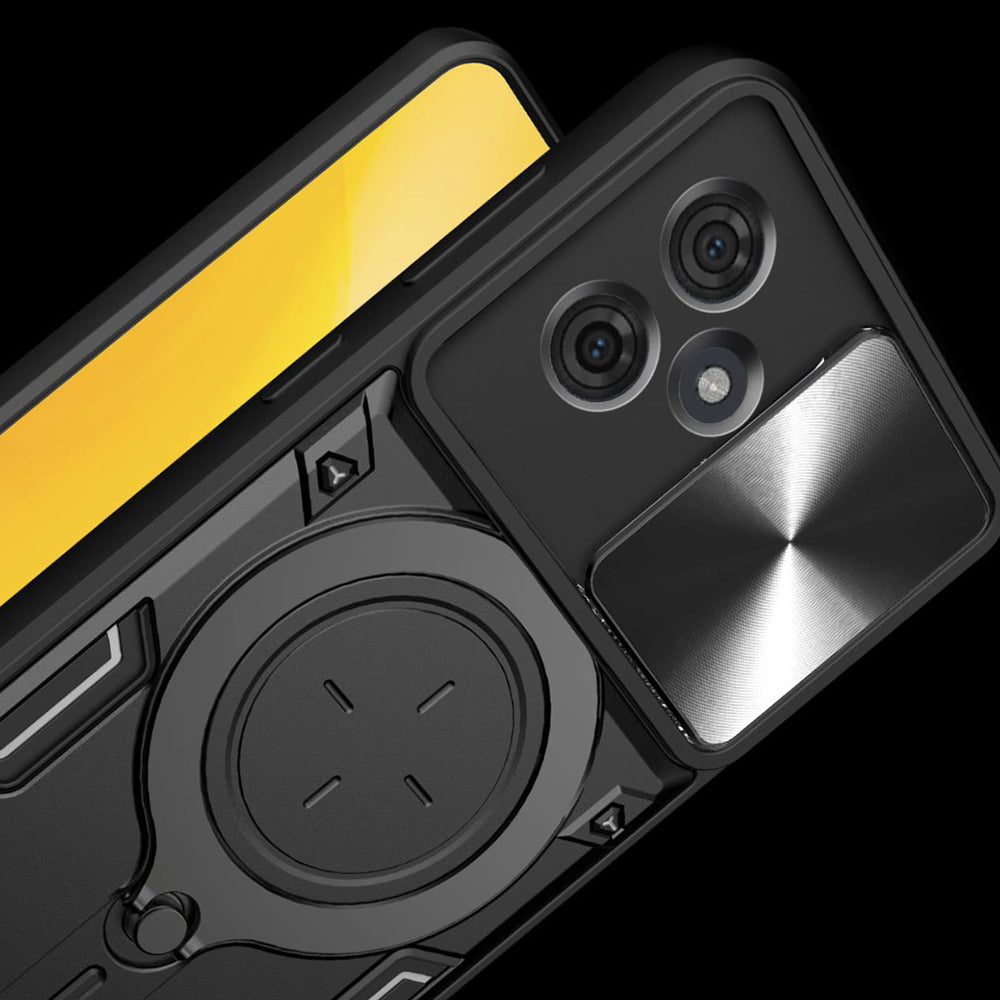 Ovitek za Motorola Moto G86 Power, Techsuit, CamGuard Pro, Črn