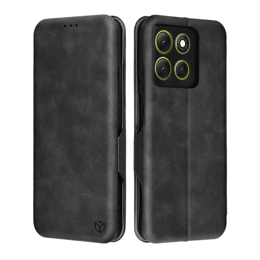 Ovitek za Motorola Moto G86, Techsuit, Safe Wallet Plus, Črn