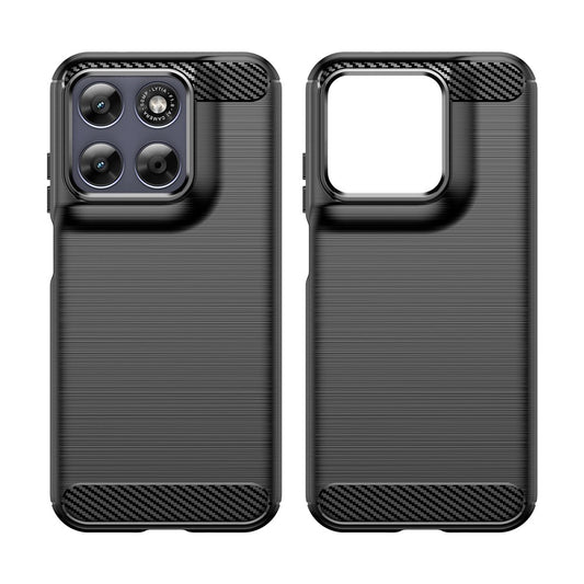 Ovitek za Motorola Moto G87, Techsuit, Karbon, Črn