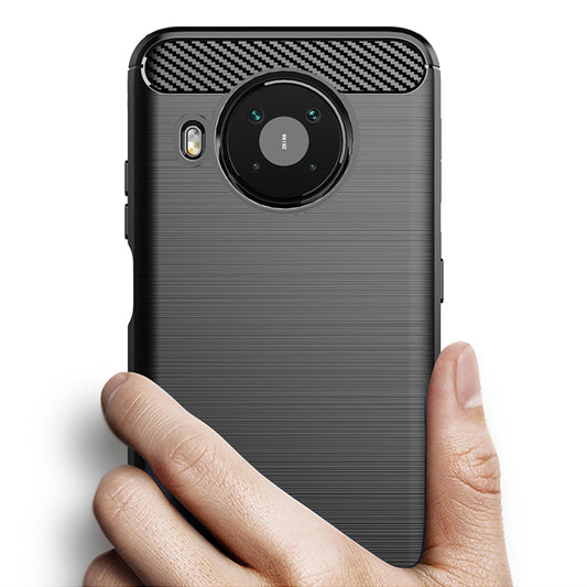 Ovitek za Nokia X10 / X20, Techsuit, Karbon, Črn