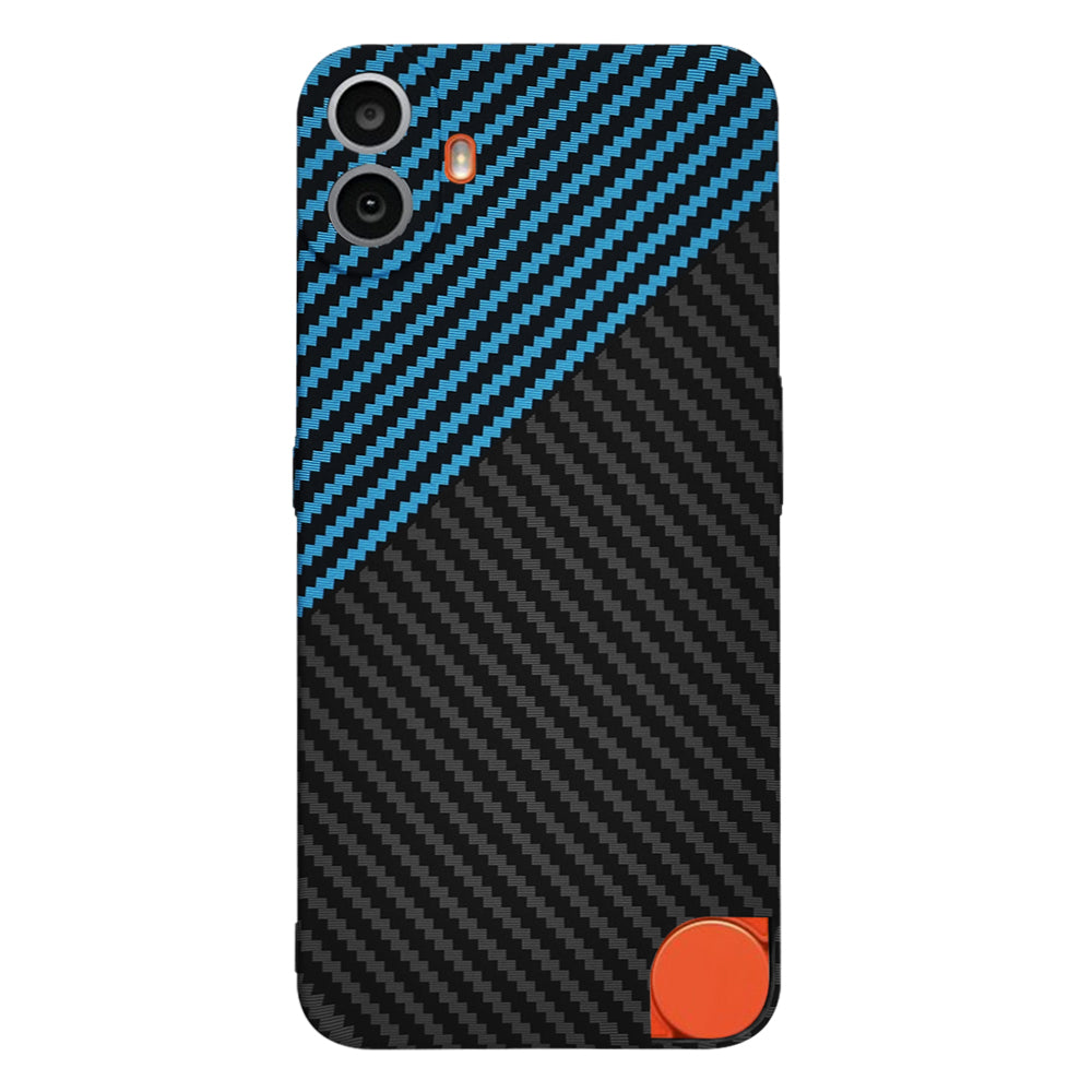 Ovitek za Nothing CMF Phone 1, Techsuit, Carbonite FiberShell, Črna Bleu