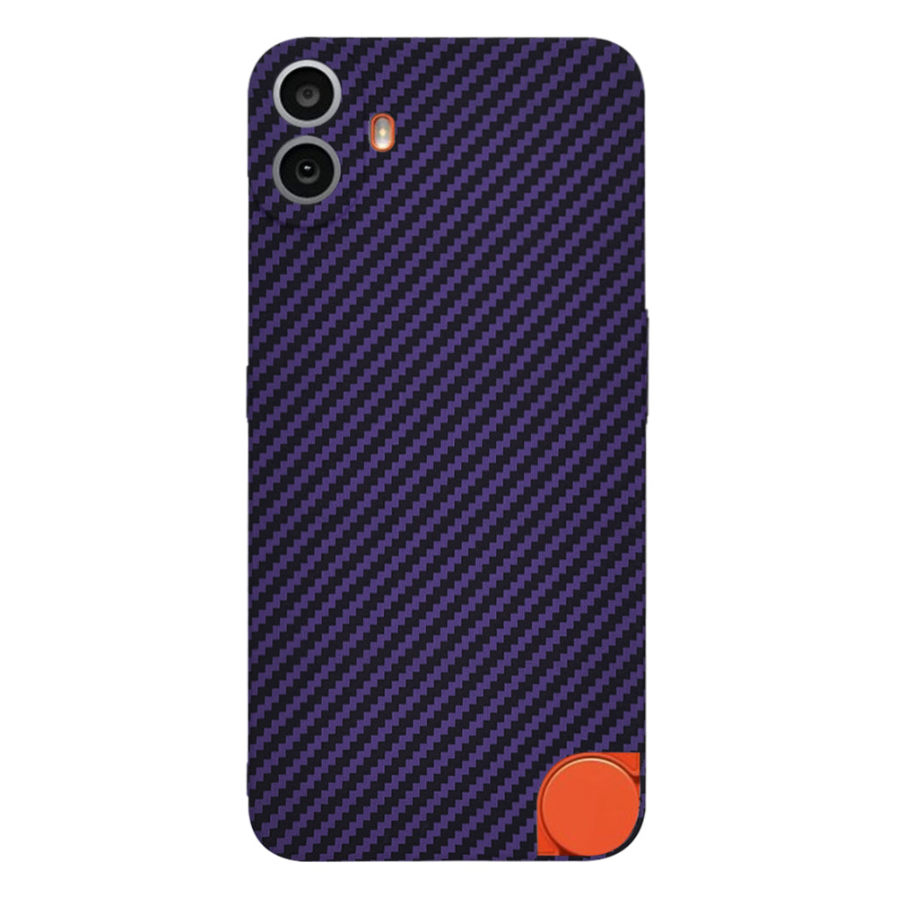 Ovitek za Nothing CMF Phone 1, Techsuit, Carbonite FiberShell, vijoličen