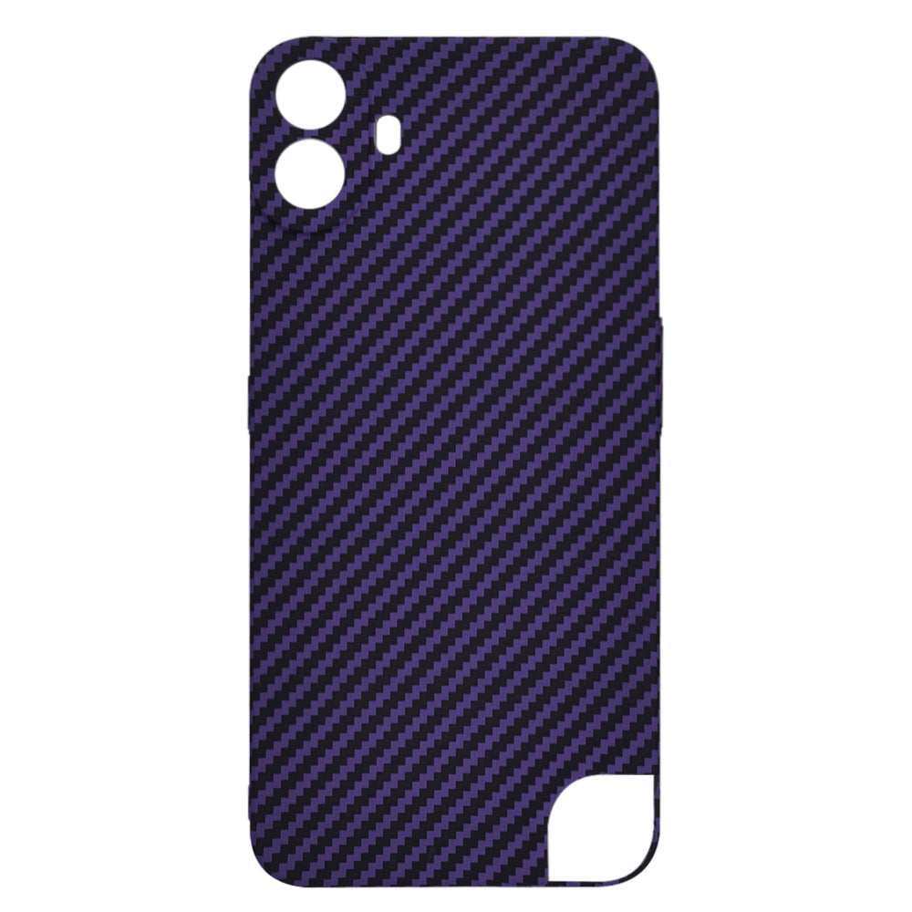 Ovitek za Nothing CMF Phone 1, Techsuit, Carbonite FiberShell, vijoličen