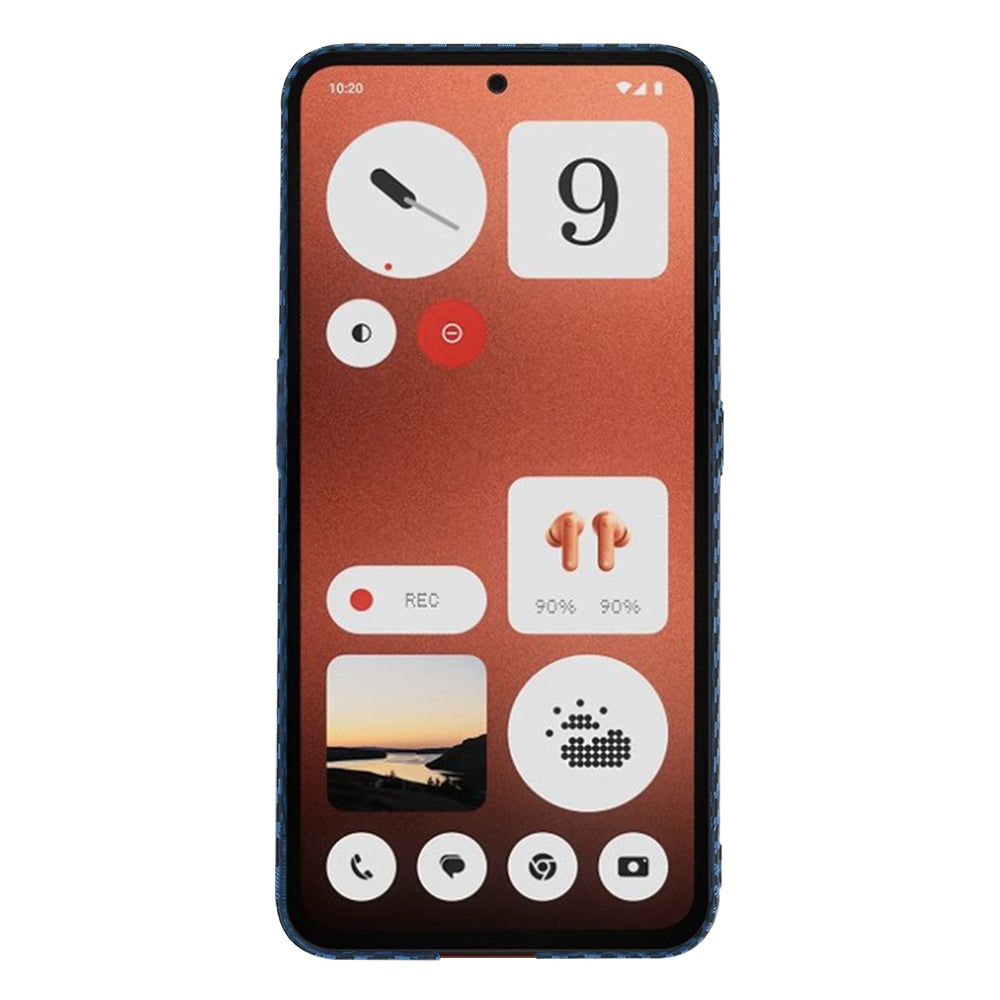 Ovitek za Nothing CMF Phone 1, Techsuit, Carbonite FiberShell, turkizna