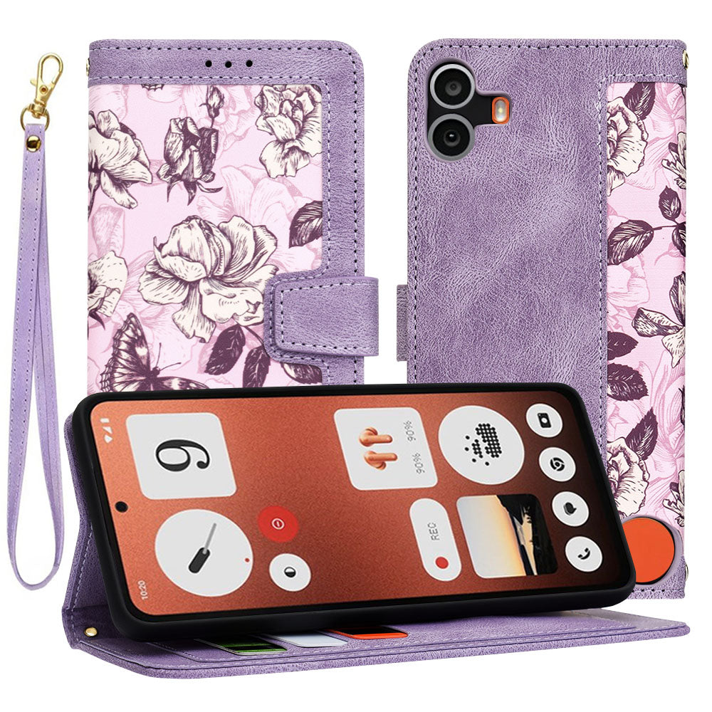 Ovitek za Nothing CMF Phone 1, Techsuit, FlipCraft, vijoličen
