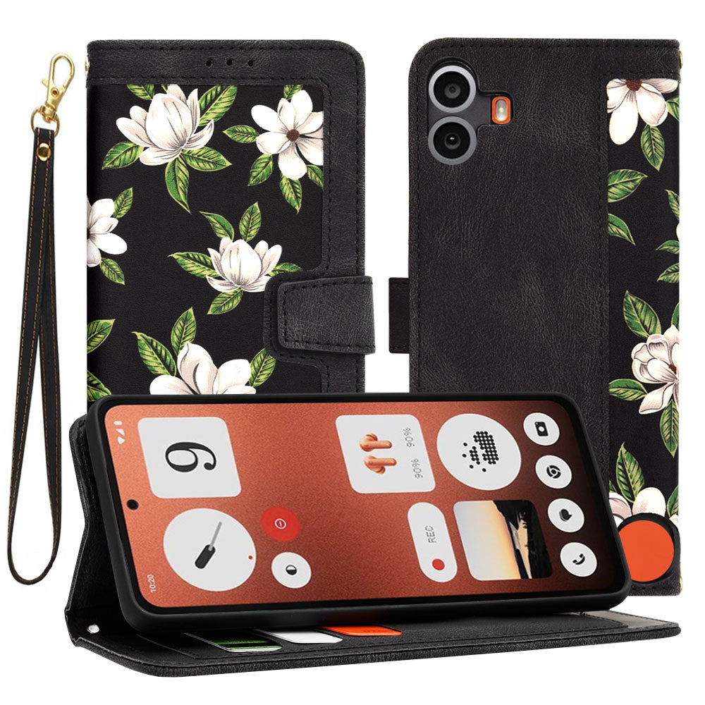 Ovitek za Nothing CMF Phone 1, Techsuit, FlipCraft, Črn