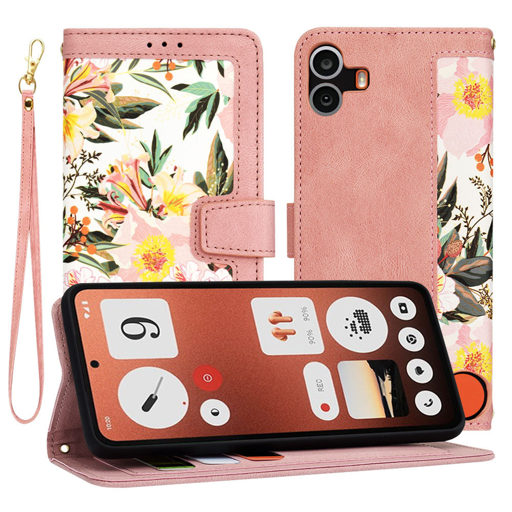 Ovitek za Nothing CMF Phone 1, Techsuit, FlipCraft, roza