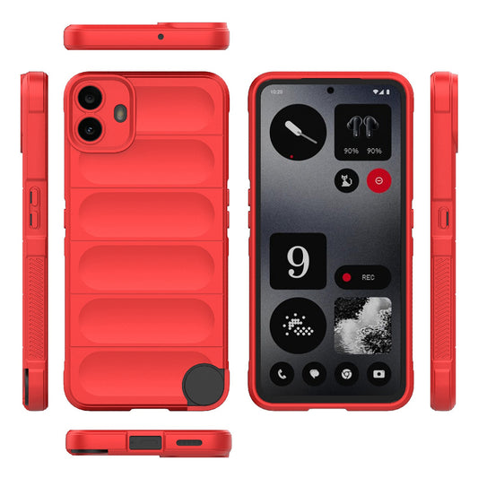 Ovitek za Nothing CMF Phone 1, Techsuit, Magic Shield, rdeč