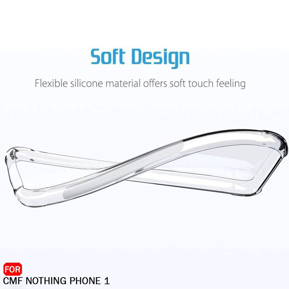Ovitek za Nothing CMF Phone 1, Techsuit, Proti udarcem Prozoren, Prosojen