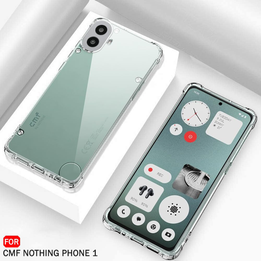 Ovitek za Nothing CMF Phone 1, Techsuit, Proti udarcem Prozoren, Prosojen