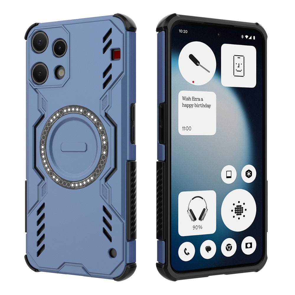 MagSafe ovitek za Nothing Phone (3a) Lite, Techsuit, ArmorMag, modra