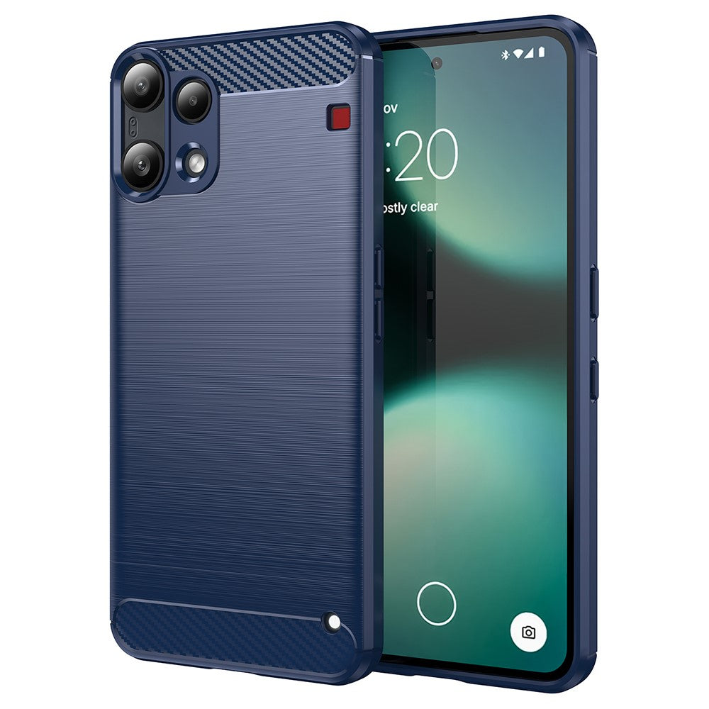 Ovitek za Nothing Phone (3a) Lite, Techsuit, Carbon, Modra