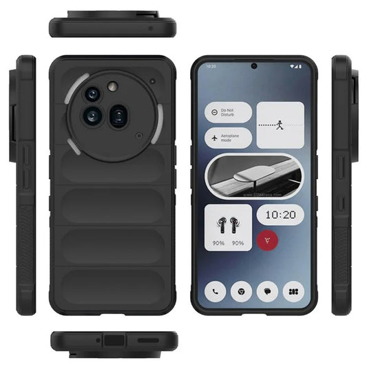 Ovitek za Nothing Phone (3a) Pro, Techsuit, Magic Shield, Črn