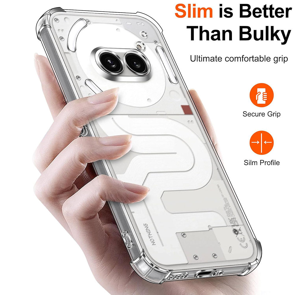 Ovitek za Nothing Phone (4a) Pro, Techsuit, Shockproof Clear, Prozoren