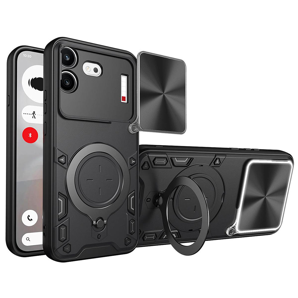Ovitek za Nothing Phone (4b), Techsuit, CamGuard Pro, Črn