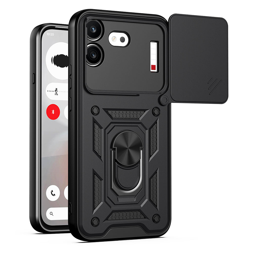 Ovitek za Nothing Phone (4b), Techsuit, CamShield, Črn