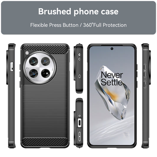 Ovitek za OnePlus 12, Techsuit, Karbon, Črn