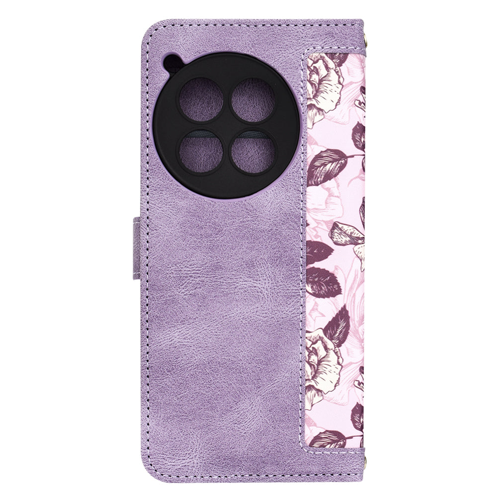 Ovitek za OnePlus 12, Techsuit, FlipCraft, vijoličen