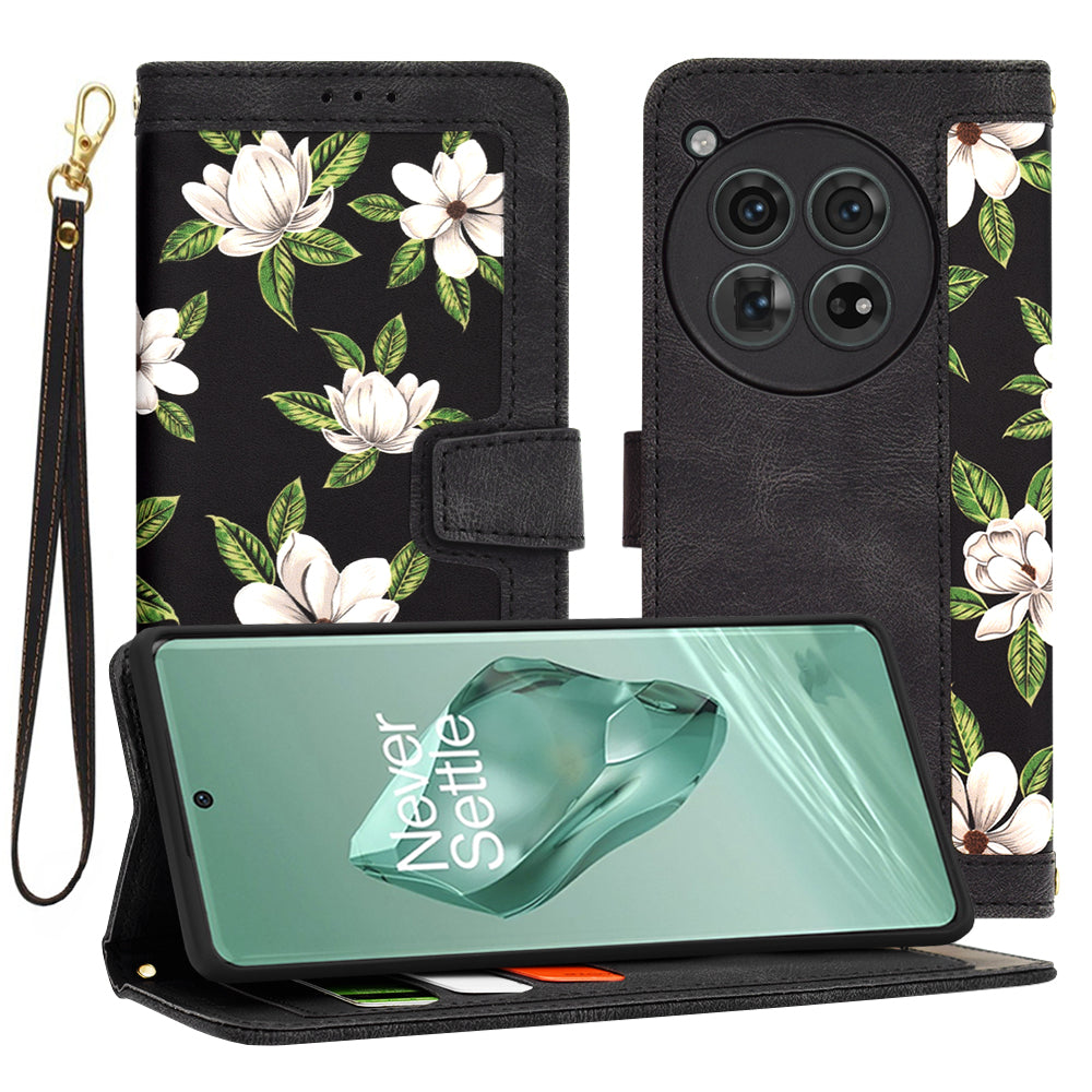 Ovitek za OnePlus 12, Techsuit, FlipCraft, črn