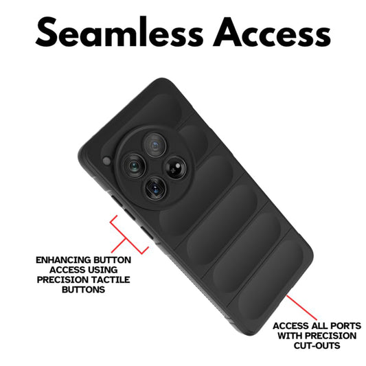Ovitek za OnePlus 12, Techsuit, Magic Shield, Črn