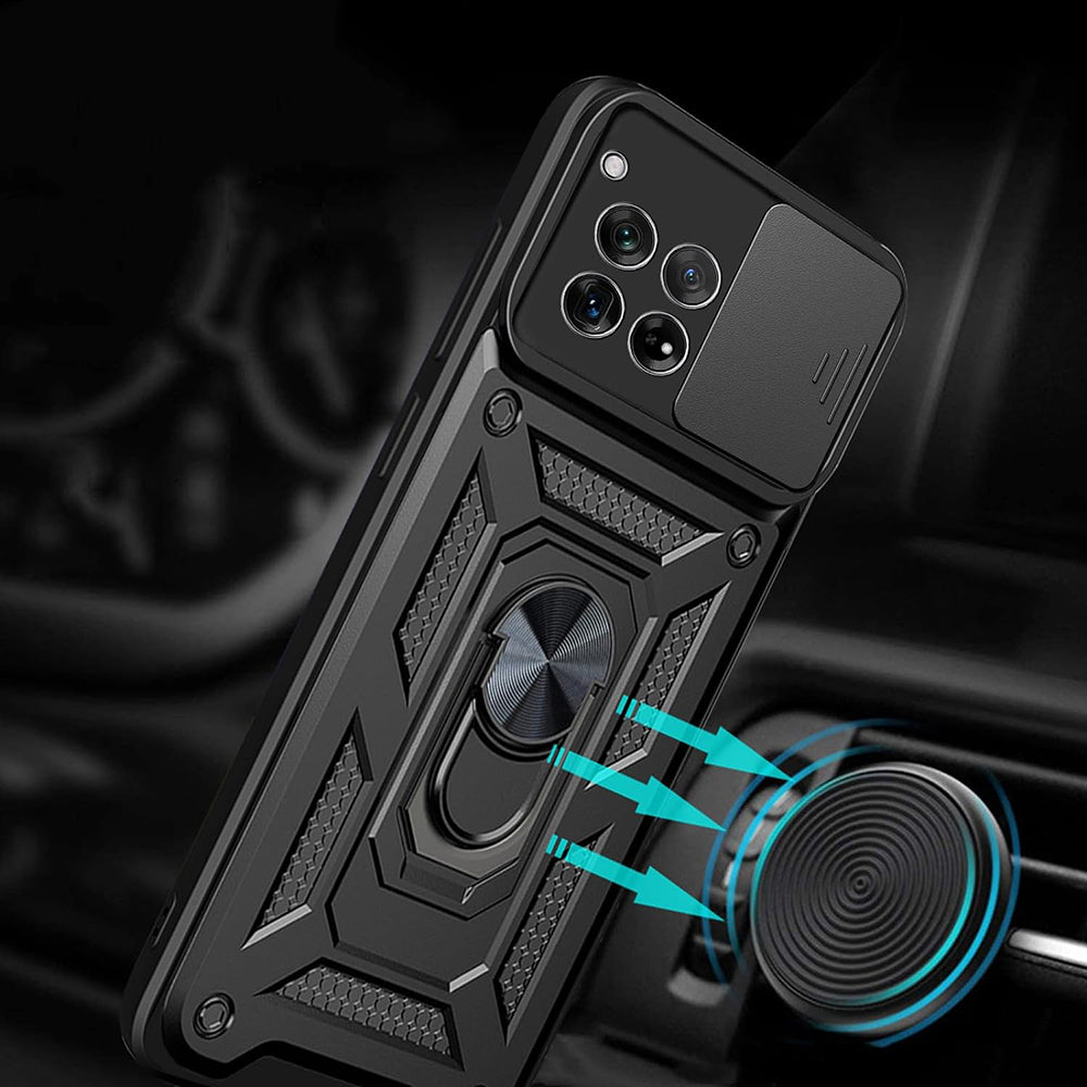 Ovitek za OnePlus 12R, Techsuit, CamShield, roza