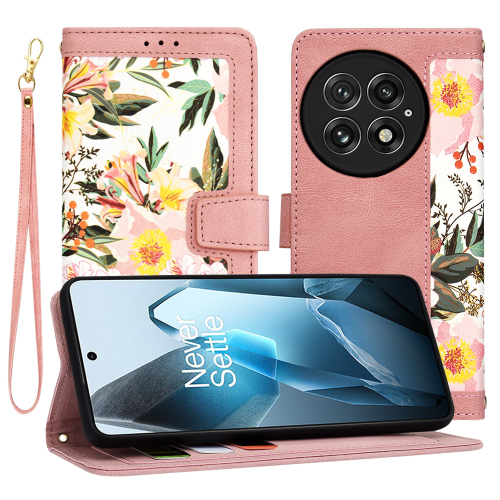 Ovitek za OnePlus 13, Techsuit, FlipCraft, roza
