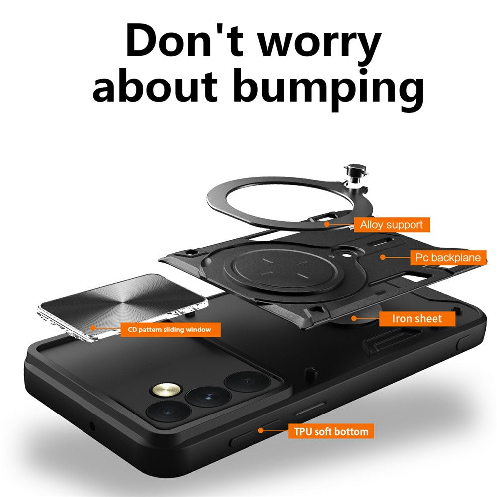 Ovitek za OnePlus 15, Techsuit, CamGuard Pro, Modra