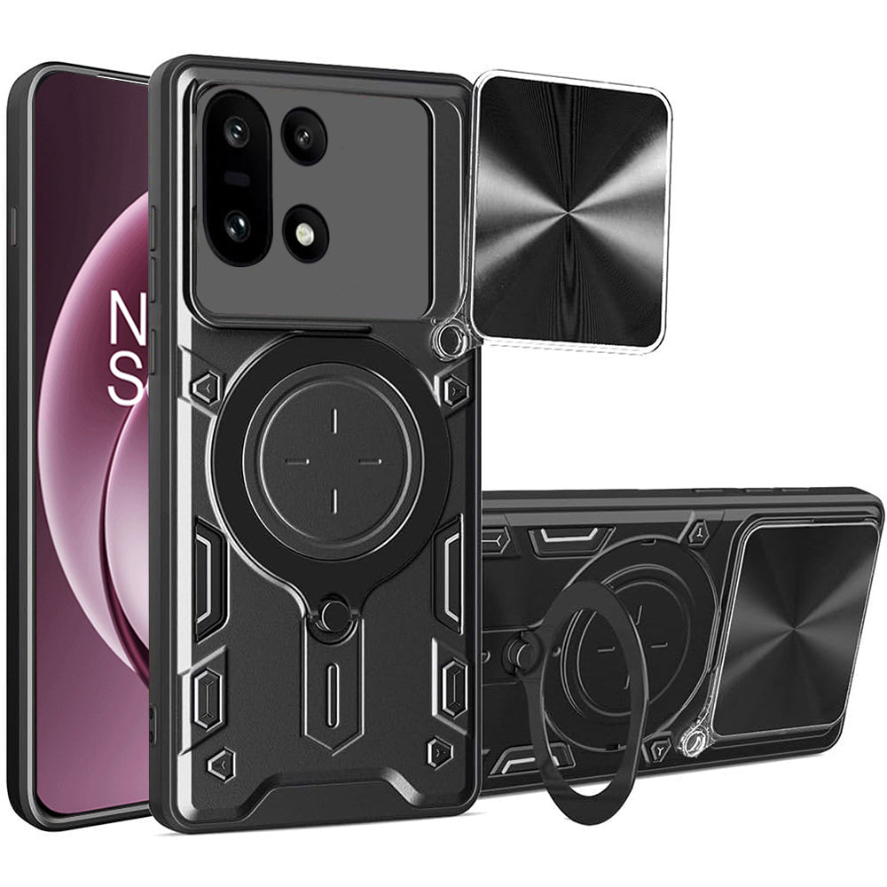 Ovitek za OnePlus 15, Techsuit, CamGuard Pro, Črn