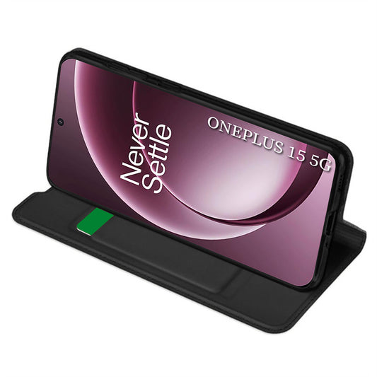 Ovitek za OnePlus 15, Techsuit, Magskin Book, Črn