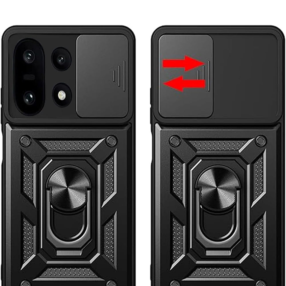 Ovitek za OnePlus 15R, Techsuit, CamShield, Črn