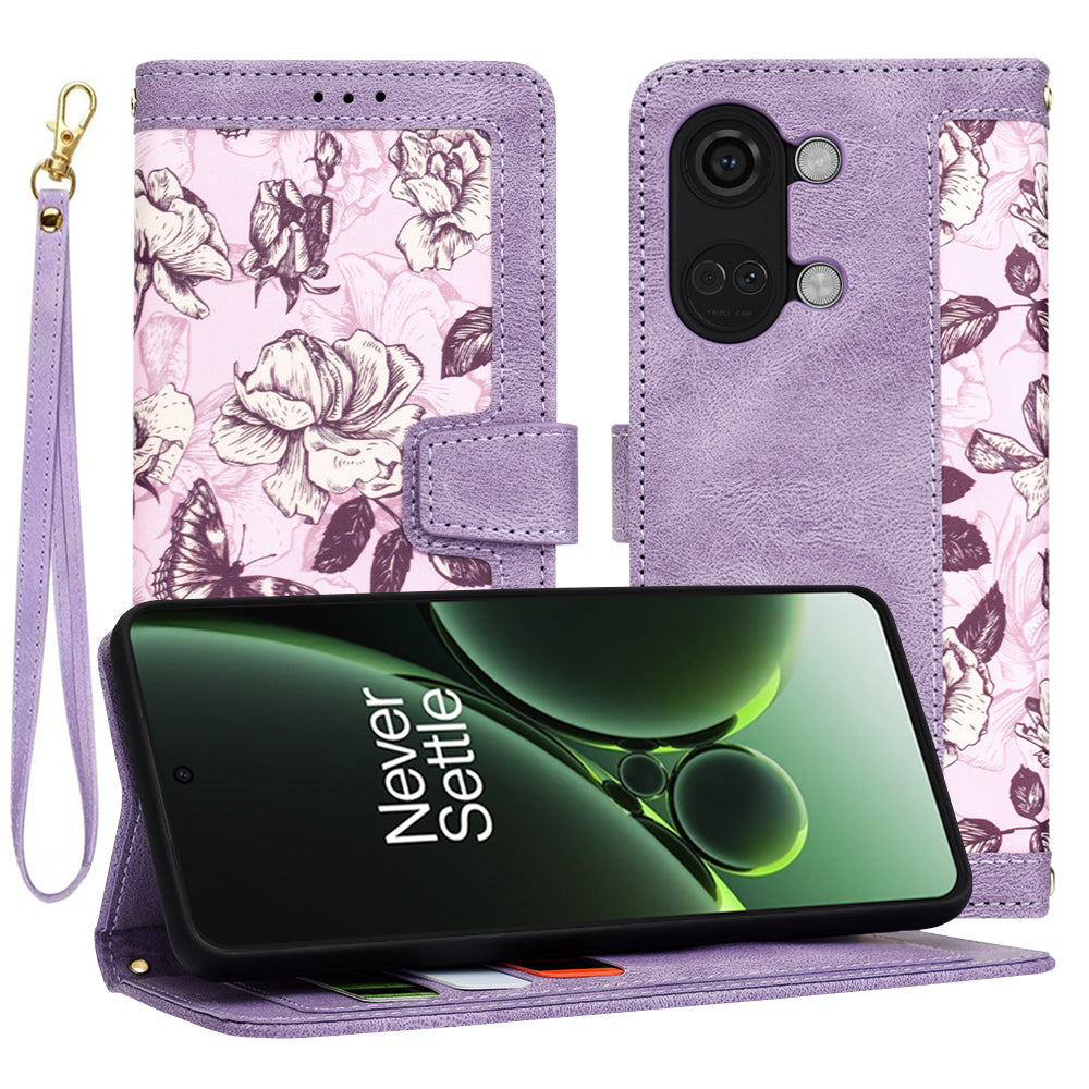Ovitek za OnePlus Nord 3, Techsuit, FlipCraft, vijoličen