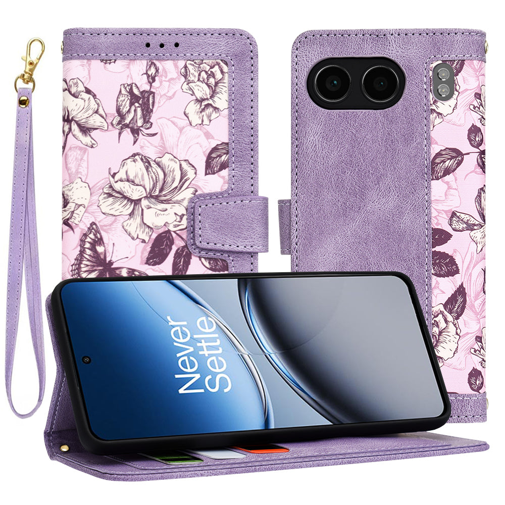 Ovitek za OnePlus Nord 4, Techsuit, FlipCraft, vijoličen