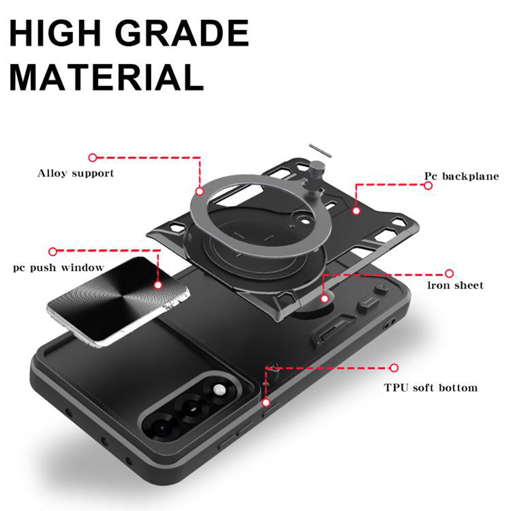 Ovitek za OnePlus Nord 5, Techsuit, CamGuard Pro, Črn