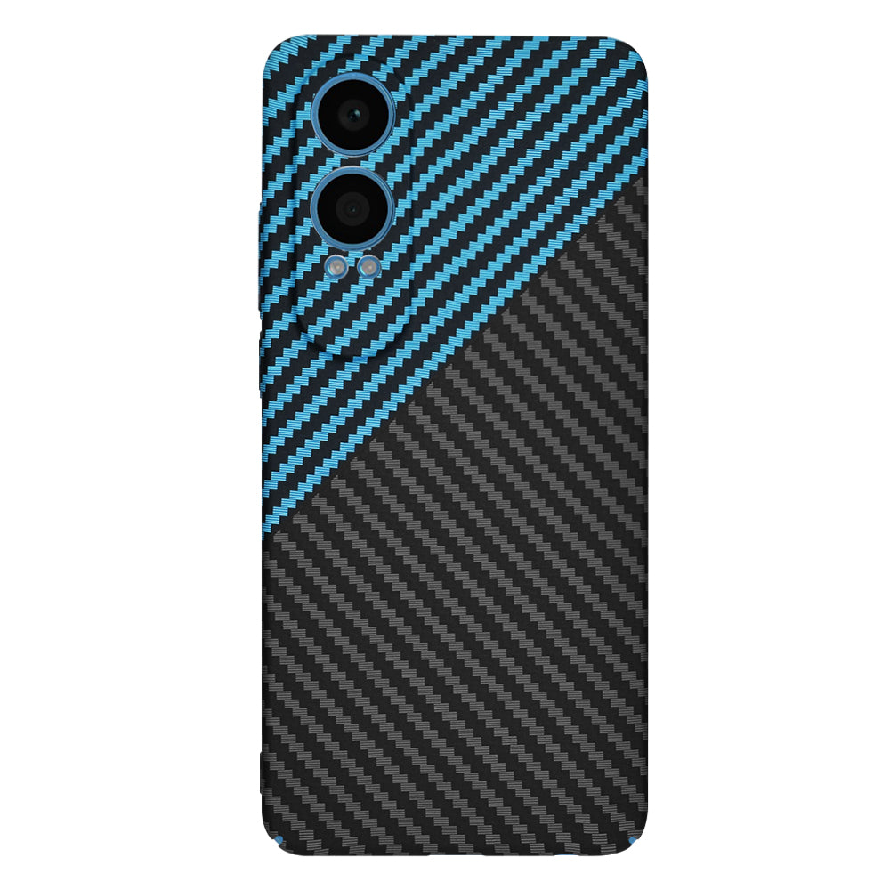 Ovitek za OnePlus Nord CE4 Lite, Techsuit, Carbonite FiberShell, Črna Bleu