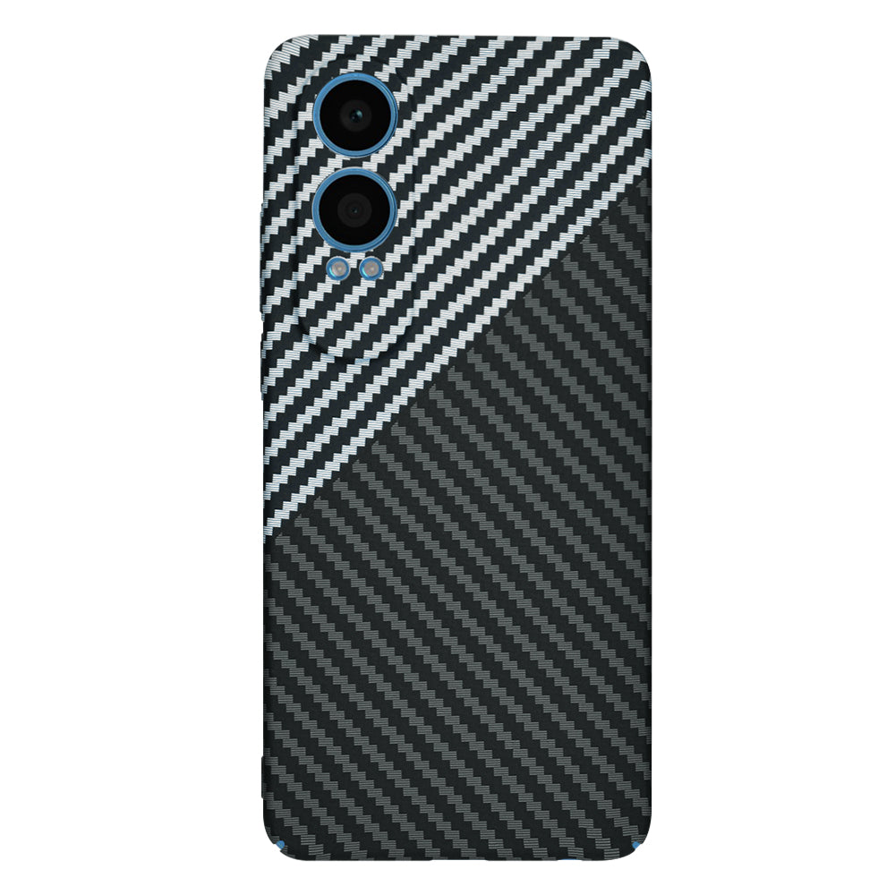 Ovitek za OnePlus Nord CE4 Lite, Techsuit, Carbonite FiberShell, Črno Siva
